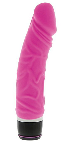 Ярко-розовый вибратор Dream Toys PURRFECT SILICONE CLASSIC 6.5INCH 20778 (16,5 см)