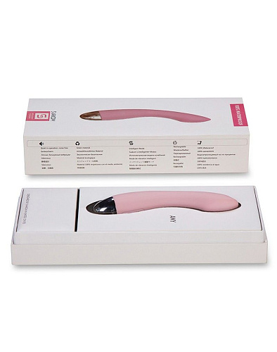 Нежно-розовый вибратор Svakom Amy SUV-02-03 (17 см)