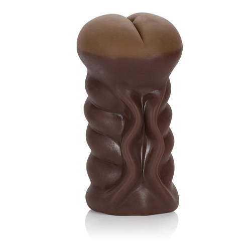 Темный мастурбатор-анус коричневого цвета California Exotic Novelties VIVID RAW BUTT FUCK  SE-7505-30-3