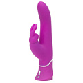 Лиловый вибратор Happy Rabbit Curve Thrusting Rechargeable Rabbit Vibrator 79369 (24,1 см)