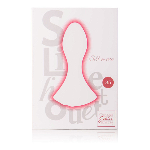 Перезаряжаемый красный вибромассажёр California Exotic Novelties Silhouette S5 SE-4589-15-3 (10,25 см)