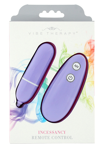 Фиолетовое виброяйцо на дистанционном управлении Vibe Therapy Incessancy RW03U007B4B4