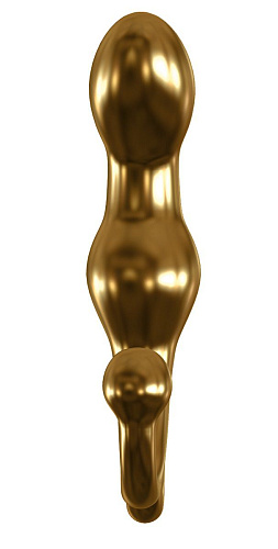 Золотистый вибростимулятор простаты или G-точки Pipedream PD2987-27