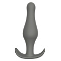 Серый удлиненный анальный стимулятор Dream Toys PLUG WITH T-HANDLE 21453 (15,6 см)