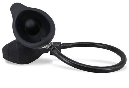 Чёрная вибропомпа для вагины с 7 режимами вибрации Seven Creations VIBRATING VAGINA PUMP B0031B1SPG