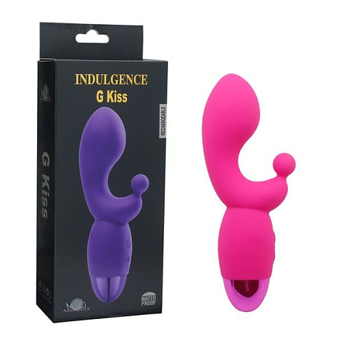 Розовый вибратор Howells INDULGENCE Rechargeable G Kiss 174213pink (16,5 см)