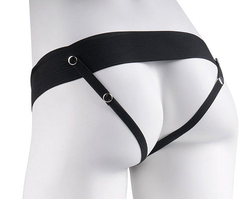 Зеленый флуоресцентный полый страпон унисекс с вибрацией Pipedream For Him or Her Vibrating Hollow Strap-On PD3367-32