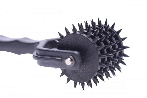Чёрное колесо Вартенберга XR Brands Spiked 5 Row Pinwheel AE696