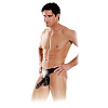 Полый страпон чёрного цвета Pipedream Mr. Big Hollow 8 Strap-on PD3940-23 (20,3 см)