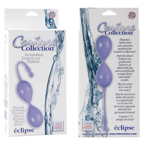 Сиреневые вагинальные шарики California Exotic Novelties Couture Collection Eclipse SE-4568-14-3