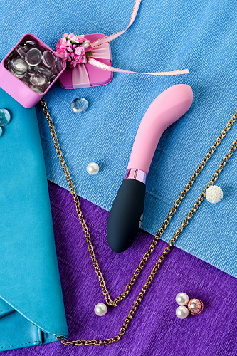 Розовый массажёр Eromantica Monica 230201 (21 см)