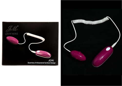 Малиновый вибромассажёр с выносным пультом Mae B Adel Joy N JM-VB-006-2