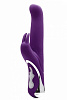 Фиолетовый перезаряжаемый вибратор Shots Media BV Rechargeable Rabbit Purple SHT233PUR (23,5 см)