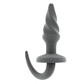 Серая анальная пробка Shots Media BV SONO №11 SON011GRY