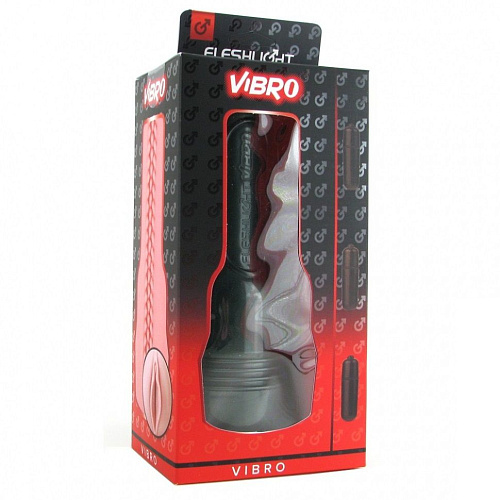 Мастурбатор-вагина розового цвета с вибрацией Fleshlight Vibro Pink Lady Touch FL734