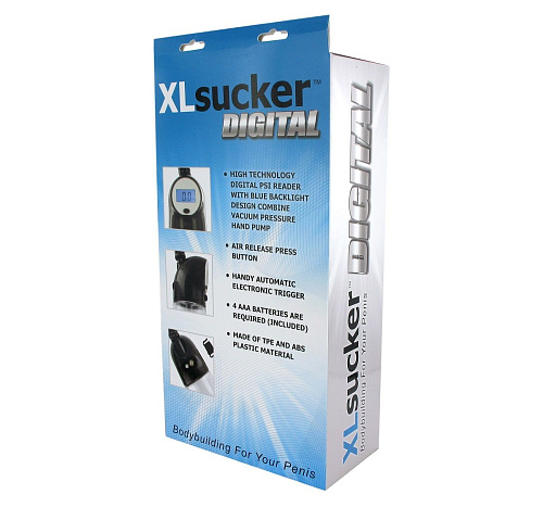 Прозрачная цифровая помпа XLsucker E22152