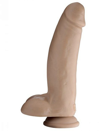 Большой гладкий фаллоимитатор телесного цвета XR Brands Ready Steady Realistic Dildo TF1566 (26 см)