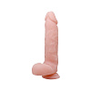 Телесный фаллоимитатор с присоской Baile Super Dildo BW-008087N (21 см)