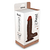 Коричневый вибратор Toyz4lovers REALISTIC VIBRATOR REAL RAPTURE BROWN T4L-00903020 (21,5 см)