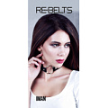 Чёрный чокер-кляп Rebelts Iman Black 780001