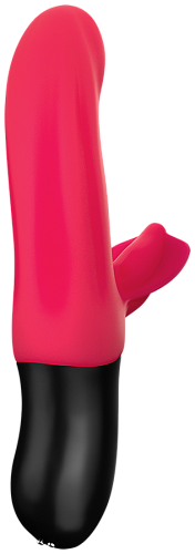 Красный пульсатор с клиторальным лепестком Fun Factory Bi Stronic Fusion 4001135 (21,5 см)