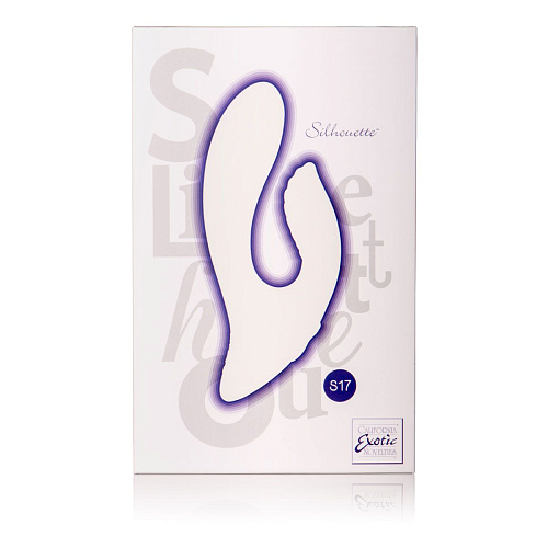 Фиолетовый перезаряжаемый вибратор со стимуляцией клитора California Exotic Novelties Silhouette S17 SE-4593-45-3