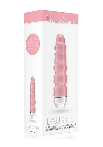 Розовый фигурный вибратор Shots Media BV Lauryn LOV001PNK (15 см)