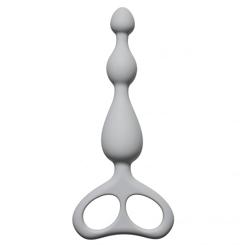 Серая анальная цепочка Lola toys Ultimate Beads 4203-03Lola (17 см)