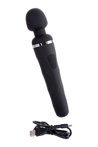 Чёрный вибромассажёр Lovense Domi 2 LE-08 (23,3 см)