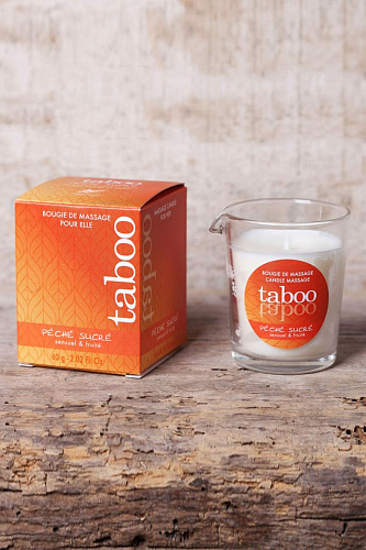 Массажное аромамасло с афродизиаками для женщин RUF Taboo Peche sucre 4001 (60 гр)