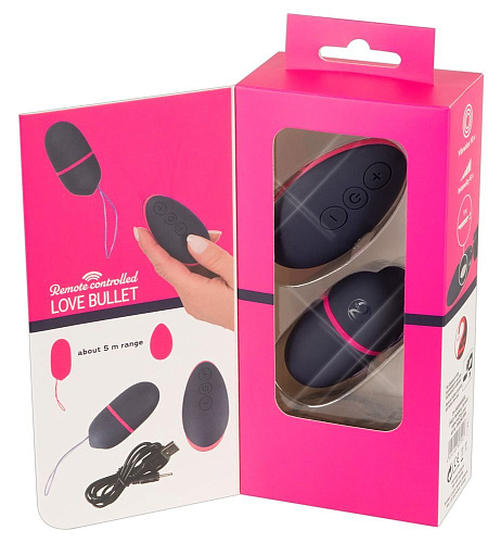Темно-фиолетовое виброяйцо с пультом ДУ Orion Remote Controlled Love Bullet 05952680000