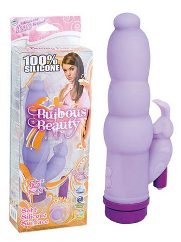 Фиолетовый многофункциональный массажёр со стимулятором клитора NMC Ruibous Beauty 111317 (16,5 см)