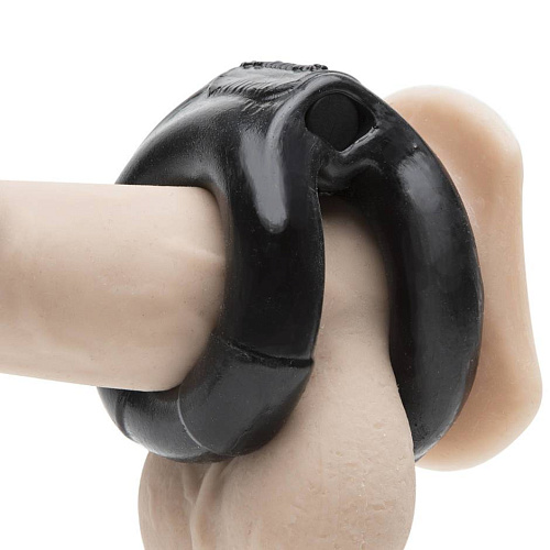 Чёрное эрекционное виброкольцо Bathmate Eight BM-CR-EG