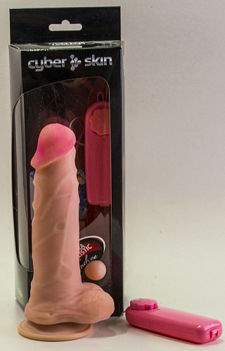 Вибратор с выносным блоком телесного цвета LOVETOY (А-Полимер) LOVETOY 821326 (17,5 см)