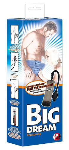 Дымчатая вакуумная помпа для пениса Orion Big Dream 0502014