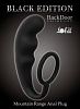 Чёрное эрекционное кольцо с анальным стимулятором Lola toys Mountain Range Anal Plug 4218-01Lola