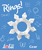 Прозрачное эрекционное кольцо Lola toys Rings Gear 0112-20Lola