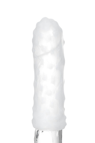 Прозрачый карманный мастурбатор Tenga BLOCK EDGE POT-003