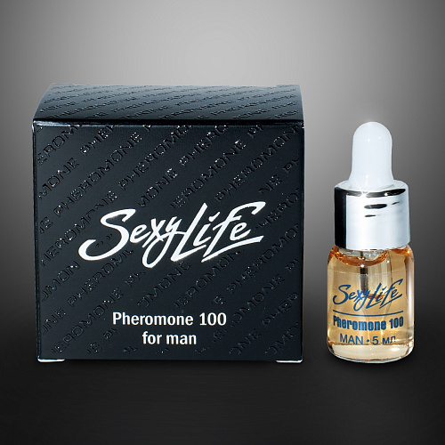 Концентрат феромонов для мужчин в чёрной упаковке Парфюм престиж М Sexy Life (концентрация 100%)
