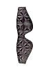 Фиолетово-чёрная маска Dream Toys BLAZE BLINDFOLD PURPLE 21273