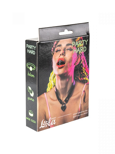 Чёрный ошейник с замком и ключиком Lola toys Utopia 1091-01lola