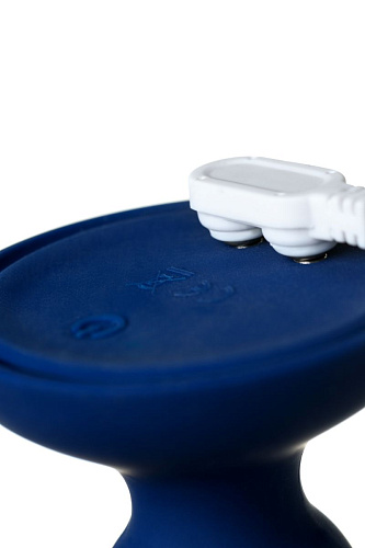 Синяя анальная вибровтулка ToyFa OPlay Prime 221002 (12 см)