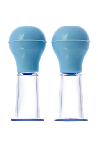 Прозрачный набор для стимуляции сосков ToyFa Nipple Pump Set 889009-L