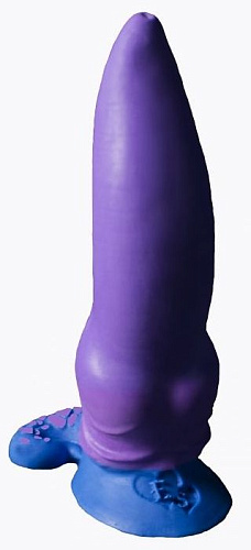 Фиолетовый фаллоимитатор Erasexa «Зорг» small zoo111