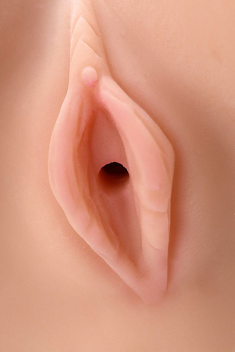 Телесный полуторс в виде груди с вибровагиной KOKOS Juliana Breast M01-002-01V