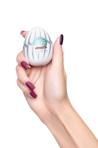 Мастурбатор-яйцо молочного цвета Tenga THUNDER EGG-007