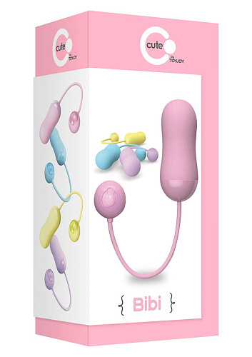 Розовое виброяйцо Toy Joy BIBI REMOTE EGG 3006010186
