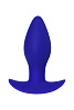 Синяя анальная вибровтулка ToyFa Fancy 358001 (10,7 см)