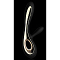 Чёрный вибратор с клиторальным отростком Lelo Soraya Black LEL1594 (22 см)