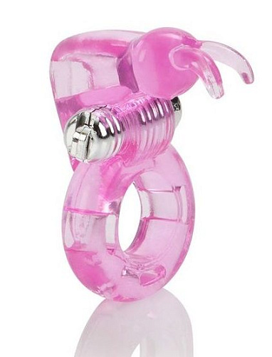 Виброкролик в розовом цвете на пенис California Exotic Novelties Basic Essentials Bunny Enhancer SE-1738-10-2